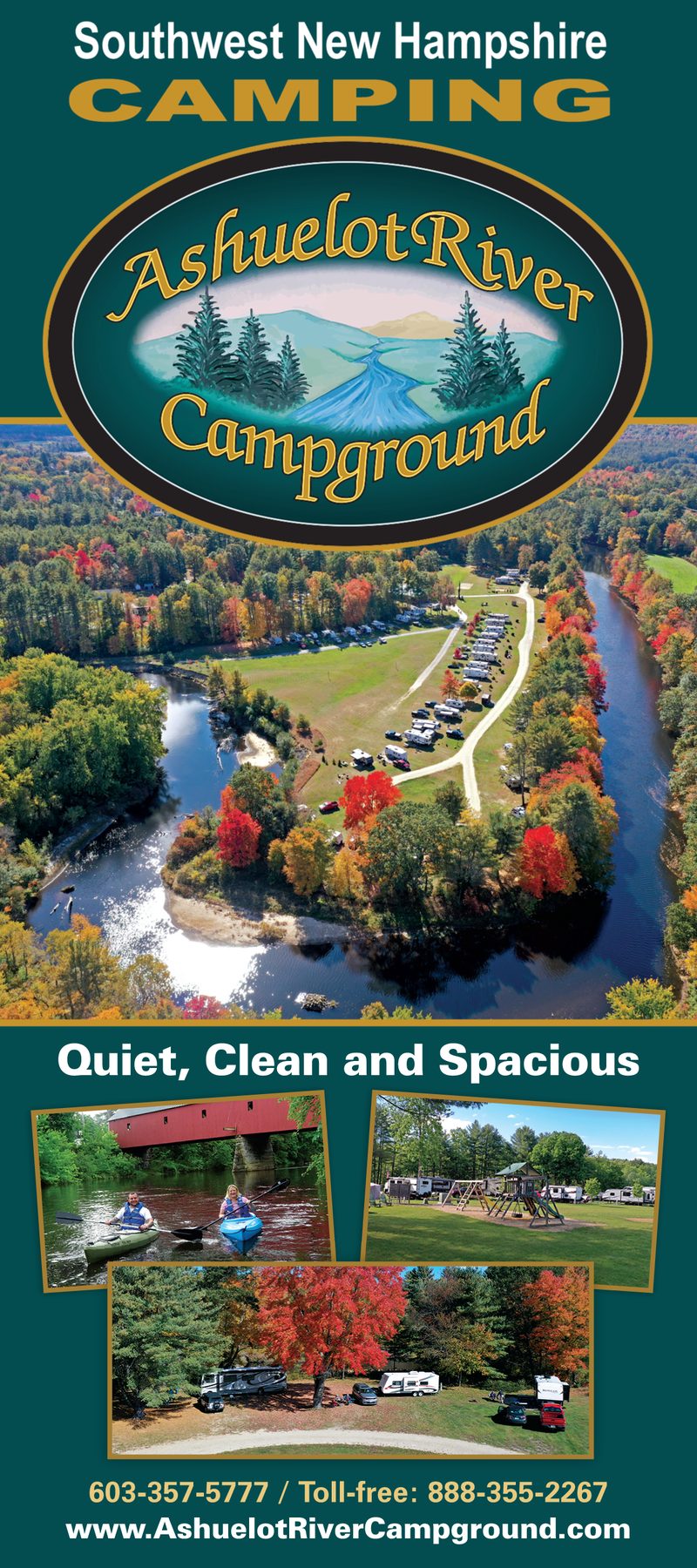 Ashuelot River rack card, 2024